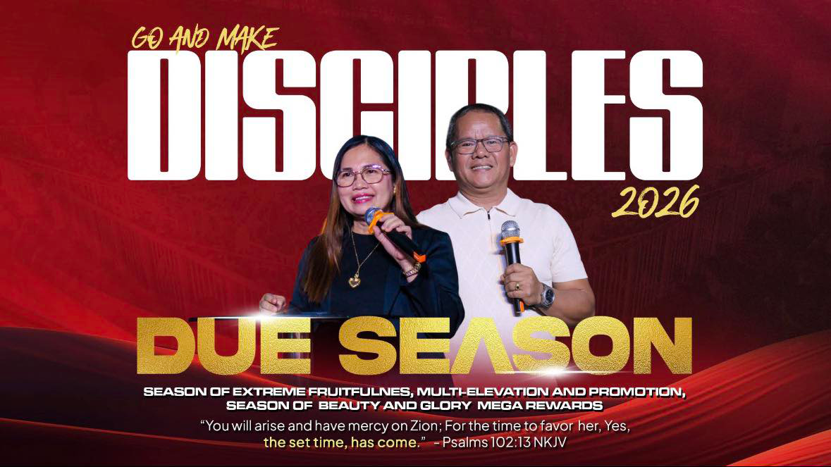 GO AND MAKE DISCIPLES 2026 poster